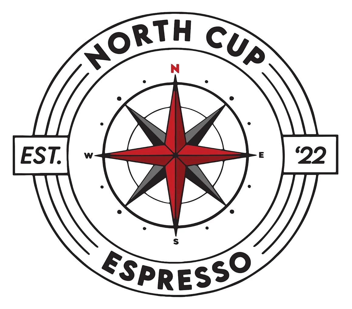 North Cup Espresso compass logo